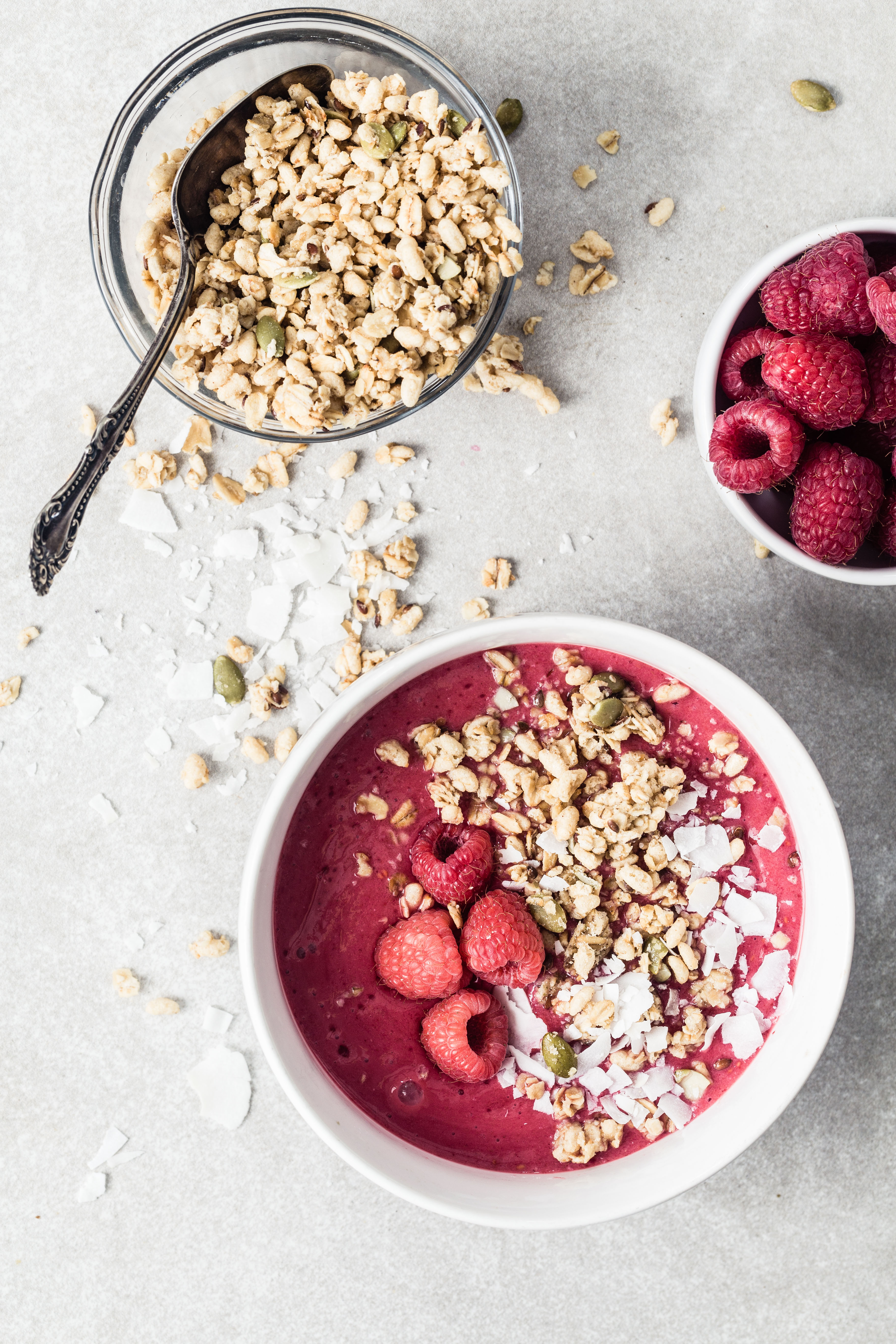 raspberry smoothie bowl Eat Good 4 Life