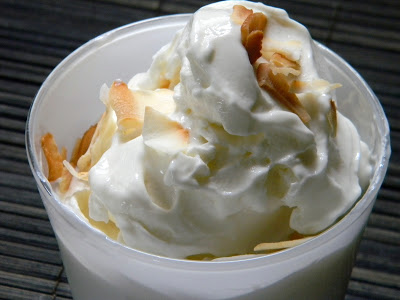 coconut frozen yogurt