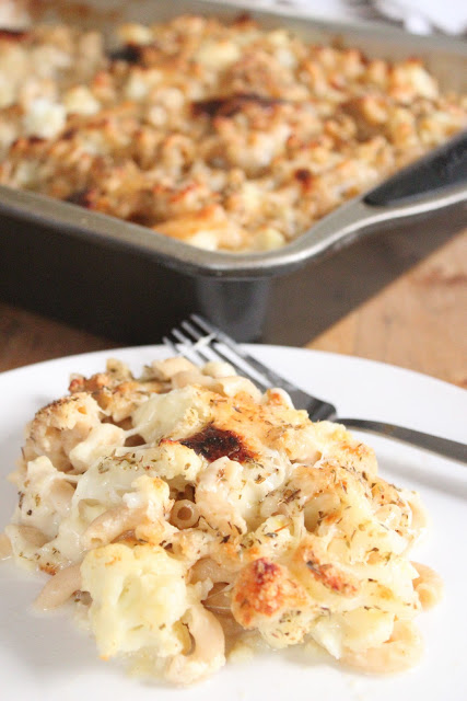 Gooey Cauliflower Mac and Cheese 