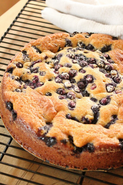 Blueberry ricotta cake from eatgood4life.com