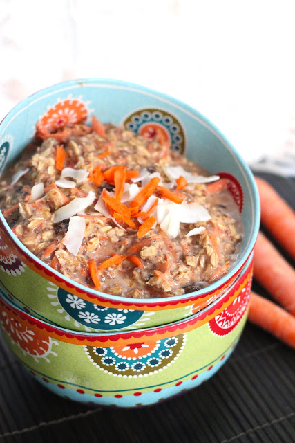 Carrot cake oatmeal from eatgood4life.com