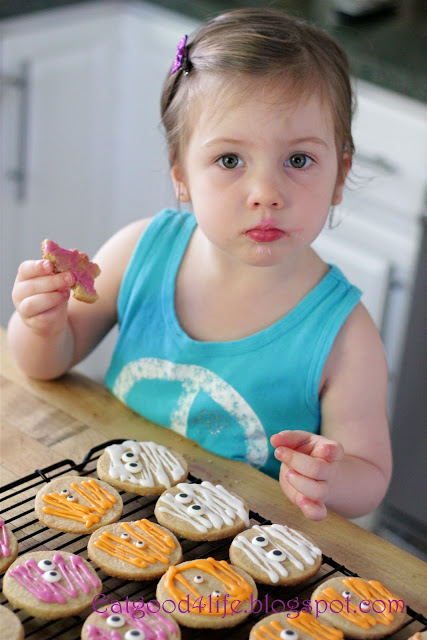 100% whole wheat halloween sugar cookies