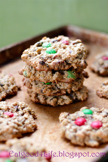 Healthier monster cookies