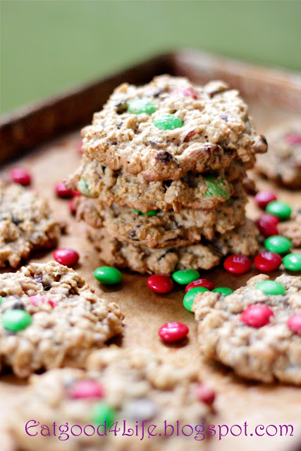 Healthier monster cookies