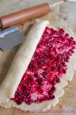 Whole wheat cranberry cinnamon rolls