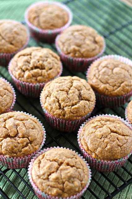 Gluten free peanut butter and banana muffins