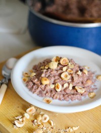 Nutella oatmeal: Eatgood4life.com