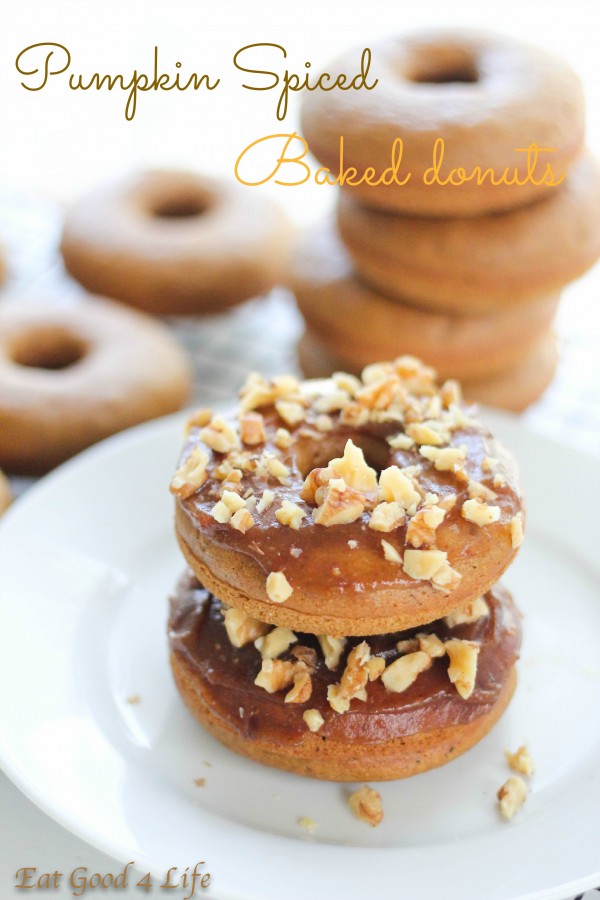 Pumpkin spiced baked donuts
