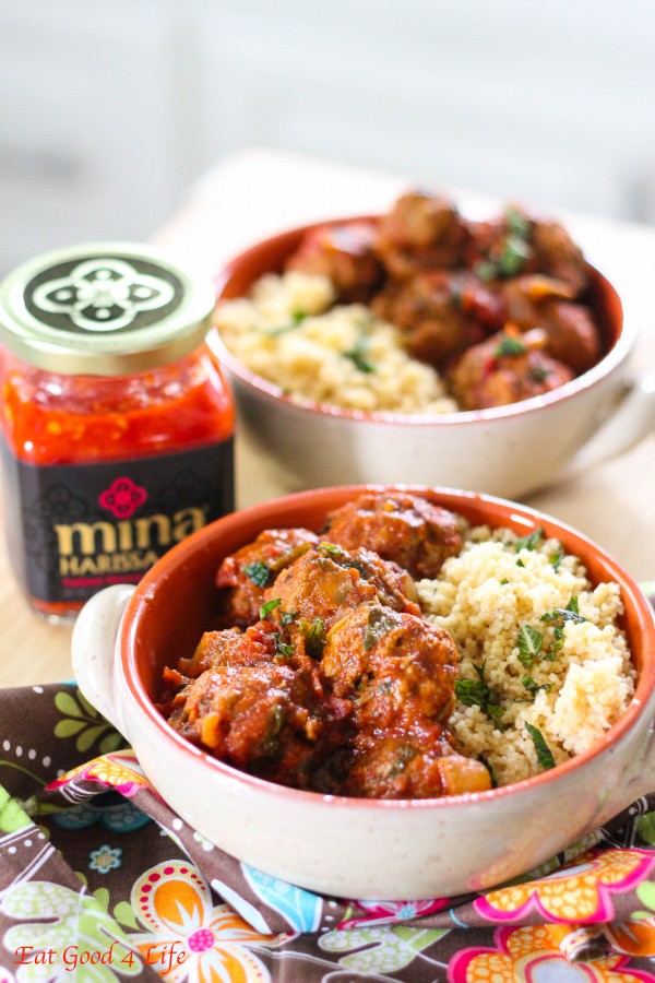 Harissa Moroccan meatballs