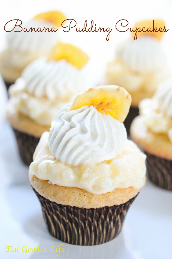 Gluten free Banana pudding cupcakes