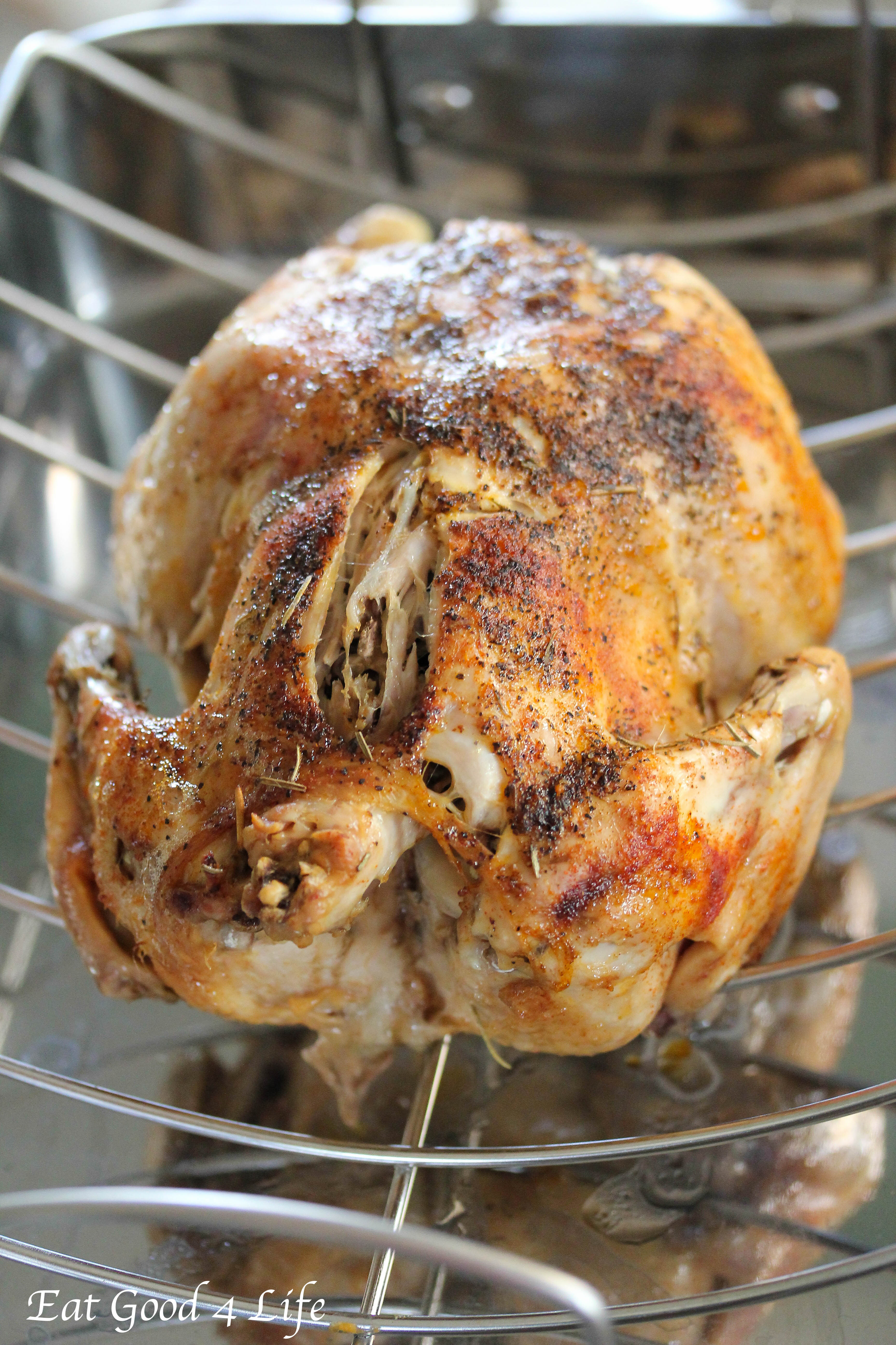 Slow cooker roasted chicken