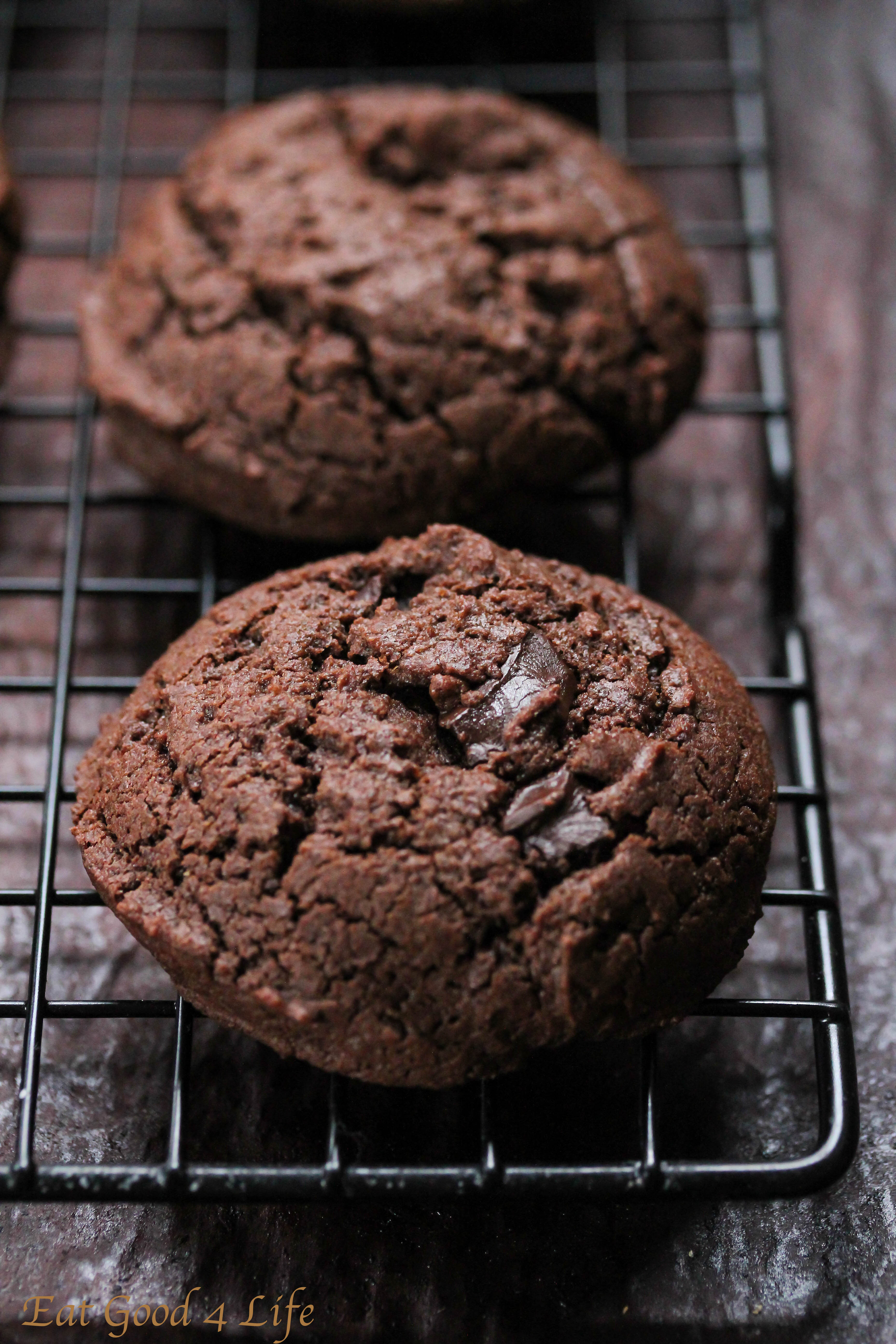 Gluten free double chocolate chunk cookies jpeg:Eatgood4life.com