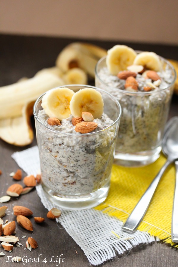 banana chia seed pudding