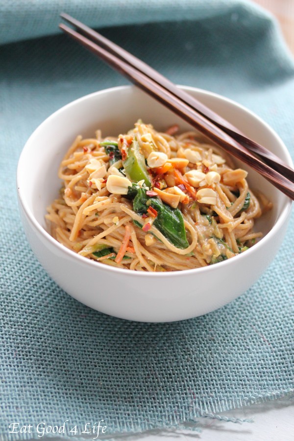 Peanut and coconut noodles