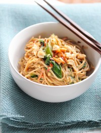 Peanut and coconut noodles