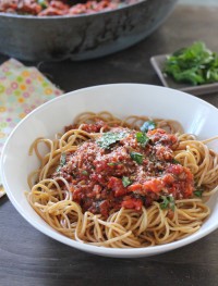 Mushroom ragu pasta