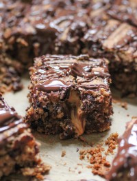Peanut butter and chocolate blondes vegan and gluten free