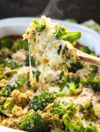 Broccoli and quinoa casserole