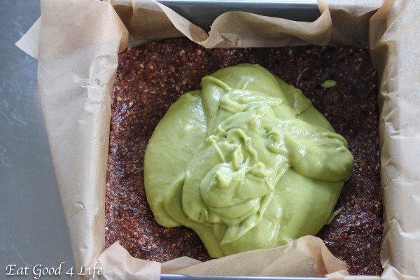 avocado mint cream bars