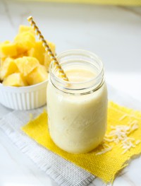 pineapple and coconut slushy