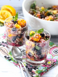 quinoa mixed fruit salad
