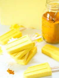 lemon and coconut popsicles