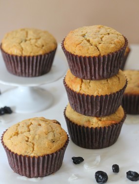 Gluten free coconut blueberry muffins