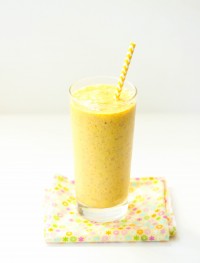 Mango and coconut smoothie