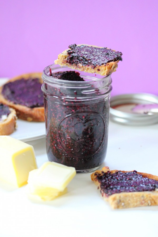 blueberry chia seed jam