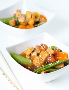 asian orange tofu