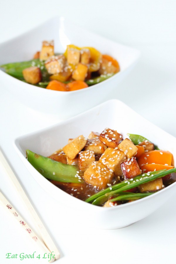 asian orange tofu