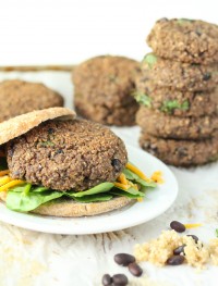 Quinoa black bean burgers-gluten free