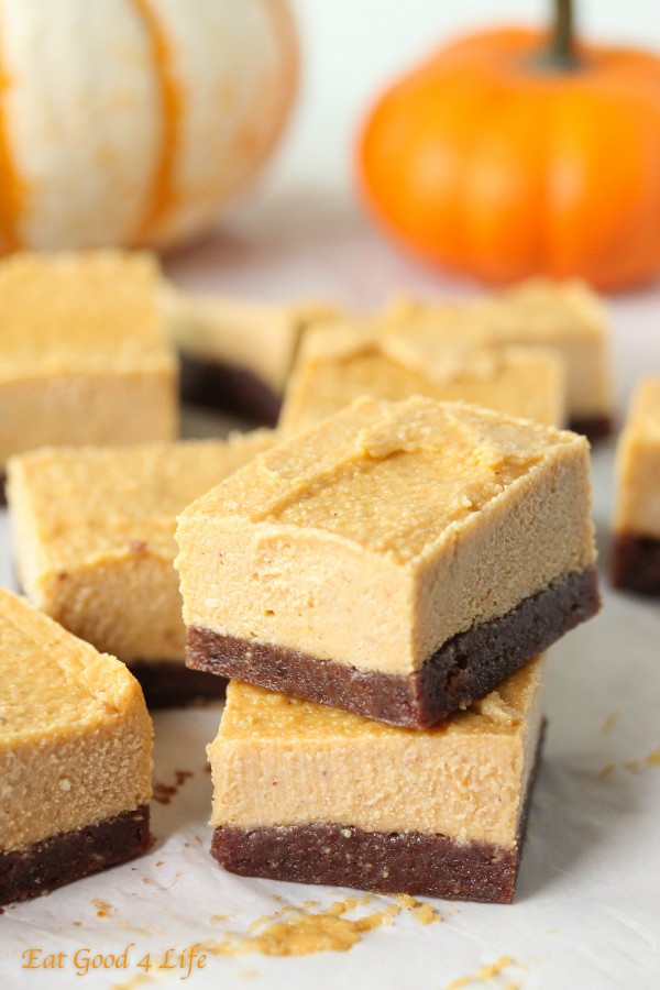 no bake pumpkin cheesecake- gluten free and vegan