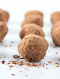chili chocolate truffles. They can be vegan by using coconut milk and vegan chocolate.