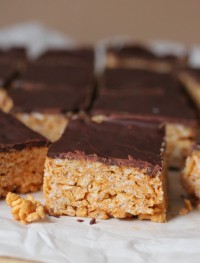 Scotcheroo protein bars- Gluten free and vegan