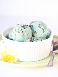 Spirulina vegan ice cream