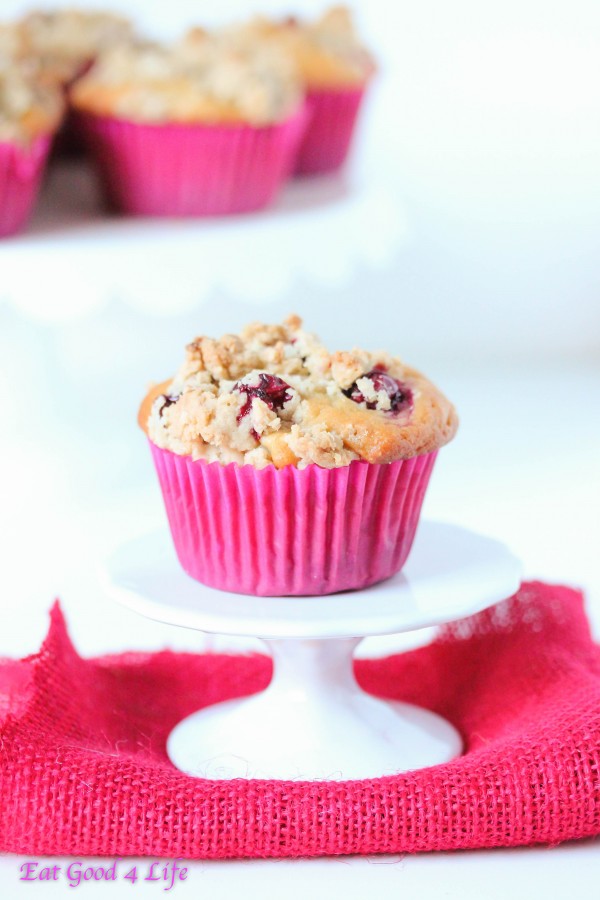 whole wheat orange cranberry muffins