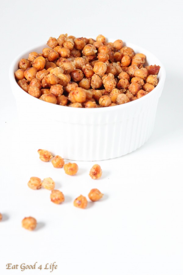 garlic roasted parmesan chickpeas