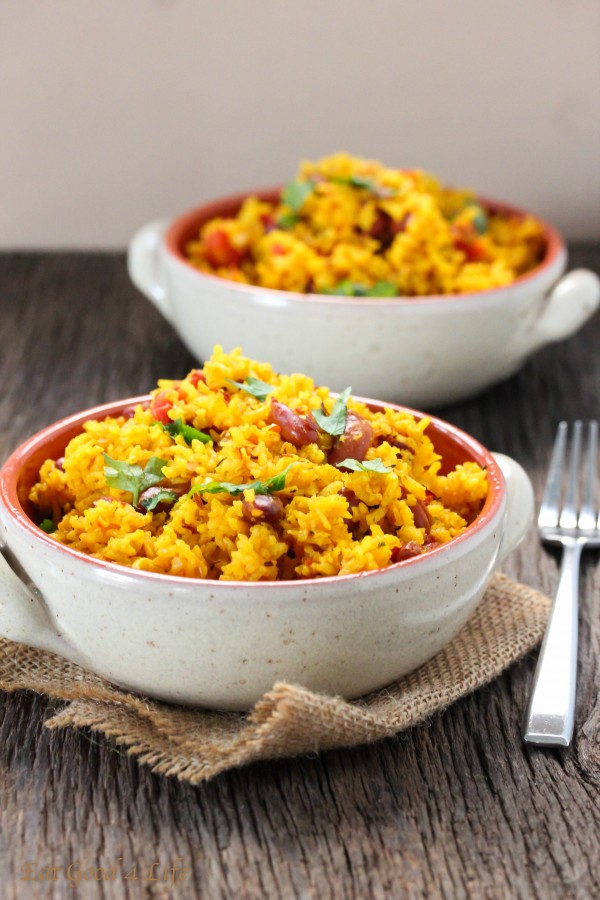 Caribbean rice and beans