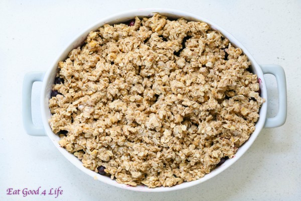 Gluten free blueberry crisp | Eat Good 4 Life