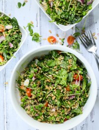 quinoa kale pea salad