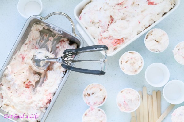 Strawberry cheesecake ice cream, gluten free | Eat Good 4 Life