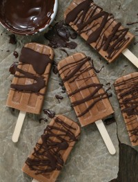 Double chocolate frozen popsicles | Eat Good 4 Life