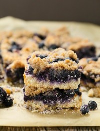Blueberry Crumb Bars - Gluten free and vegan | Eat Good 4 Life