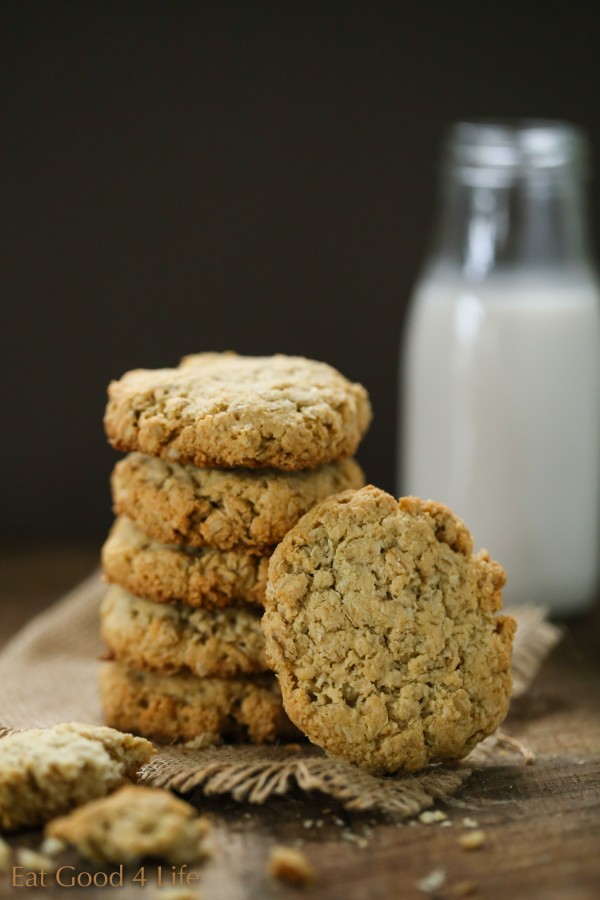 Almond oat cookies, gluten free | Eat Good 4 Life