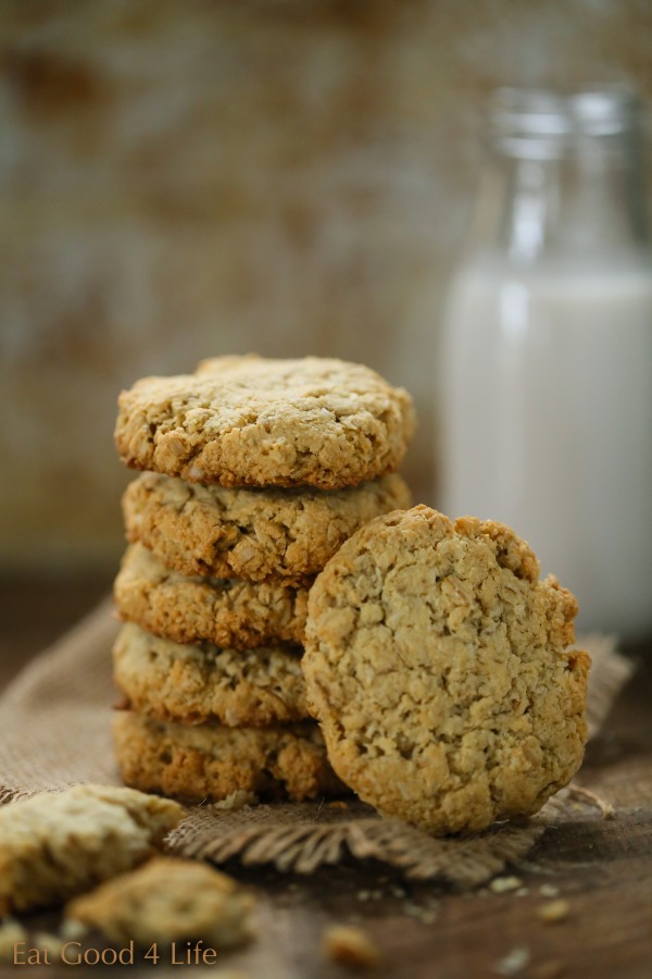 Almond oat cookies, gluten free | Eat Good 4 Life