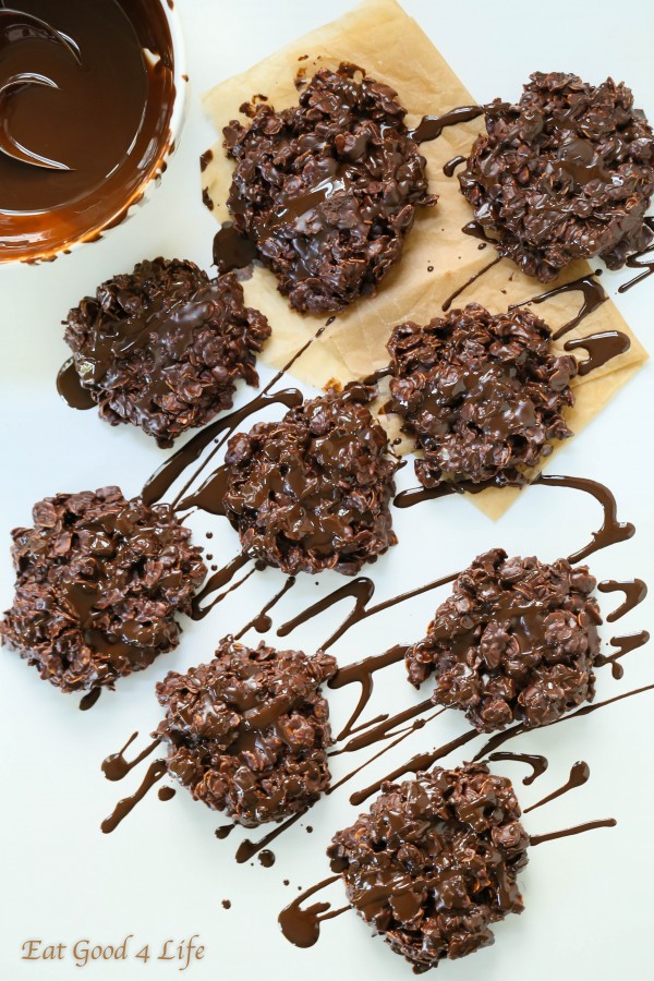 4 ingredient dark chocolate almond butter cookies - gluten free vegan | Eat Good 4 Life
