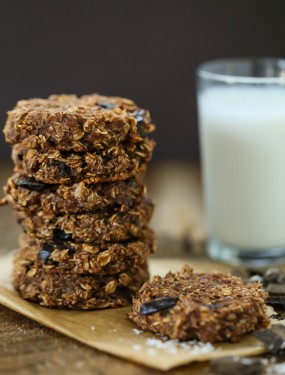 Double chocolate banana chunk cookies - Gluten free and vegan | Eat Good 4 Life