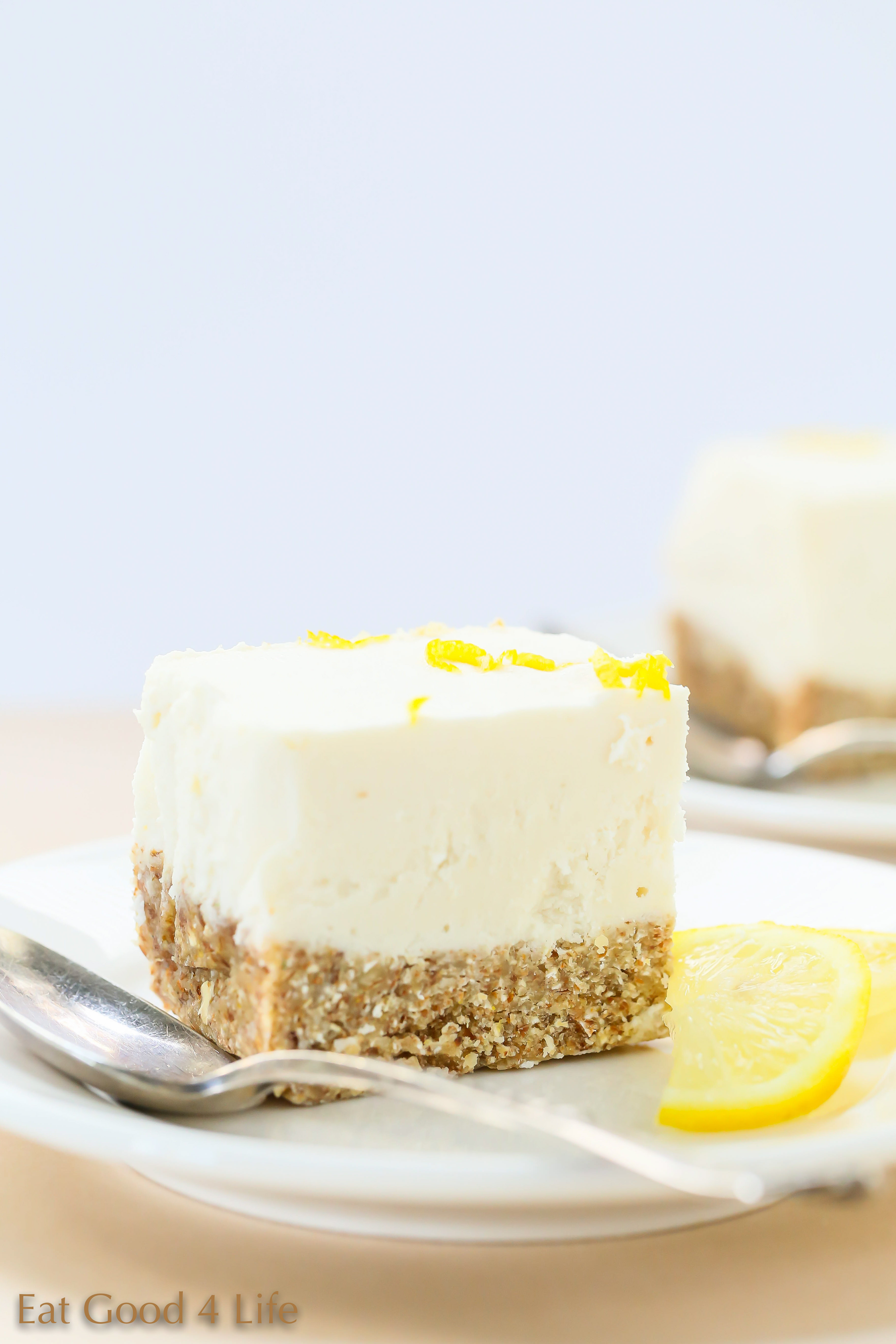 Gluten free no bake lemon cheesecake