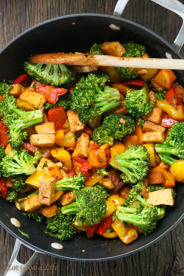 quick veggie tofu stir-fry | Eat Good 4 Life